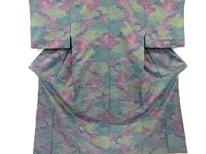 雲模様織り出し本場大島紬着物